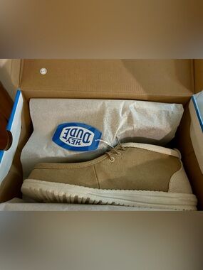 New Hey Dude Wally Salt N Stone Mid-Top Sneaker SHOES Men size 12 NIB
